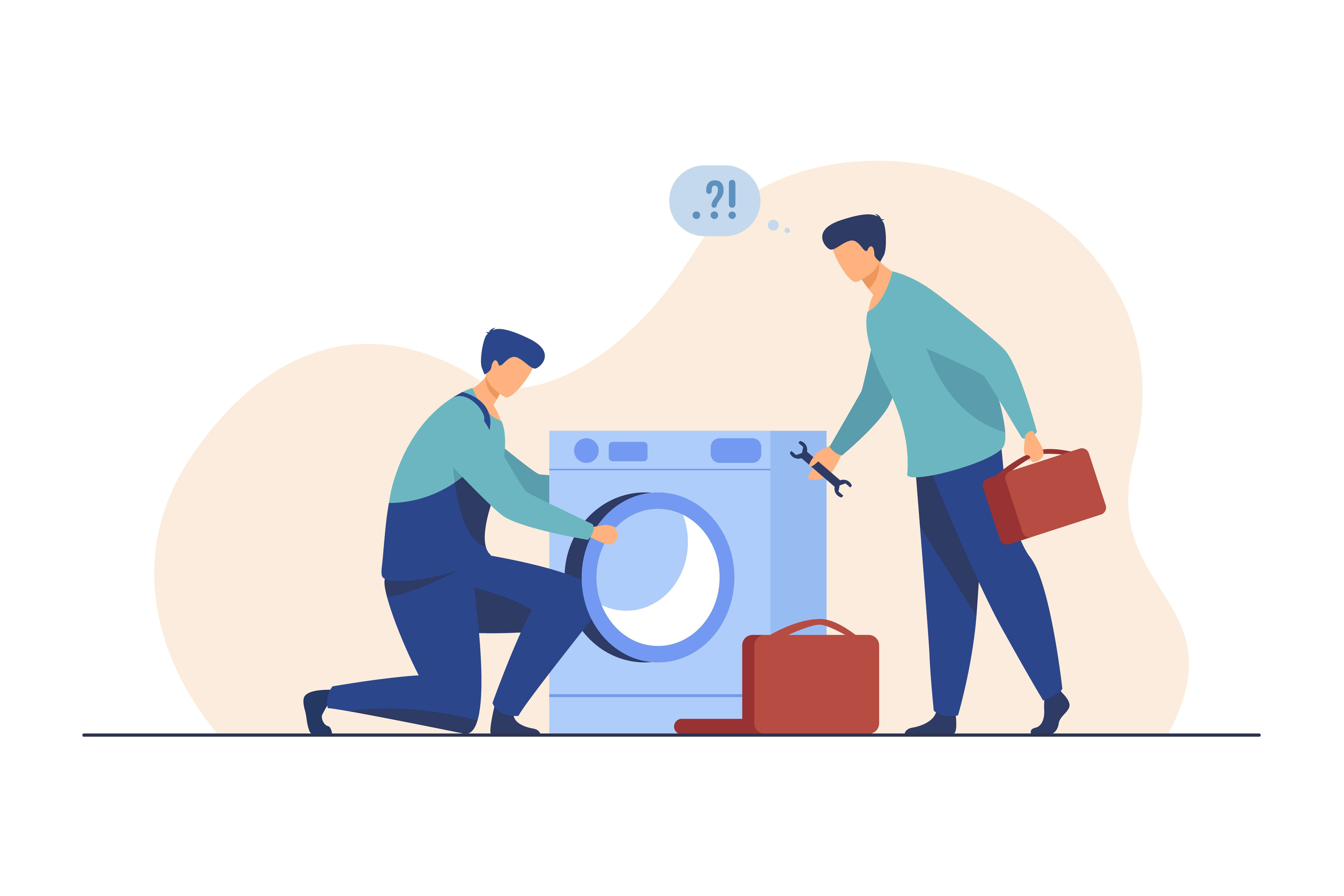 Should we repair or replace a washing machine if it is causing a lot of problems?